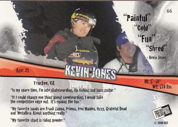 2000 Press Pass Rage Extreme Sports #66 Kevin Jones Back